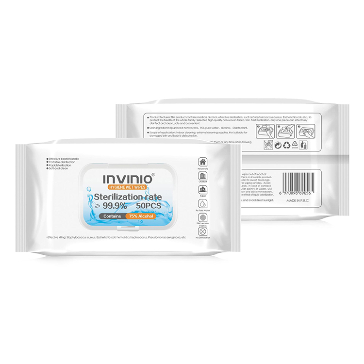 75% Alcohol Wipes - 50 Wipe Pouch 75% Alcohol Wipes - 50 Wipe Pouch